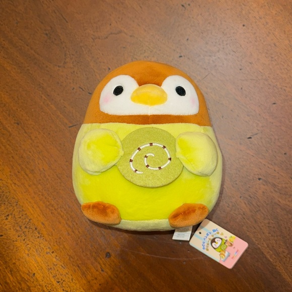 Penguin Stuff Animal Plush New Cute Green Brown Plush Toy Super Soft Cuddle Bud - Picture 2 of 13